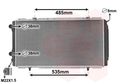 Radiator, engine cooling (40002146)