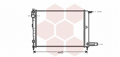 Radiator, engine cooling (09002070)