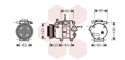Compressor, air conditioning (8200K214)