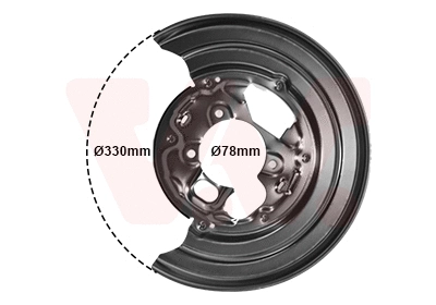 Splash Guard, brake disc (5862374)