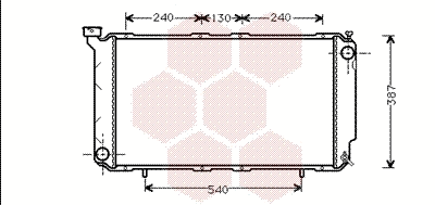 Radiator, engine cooling (51002010)