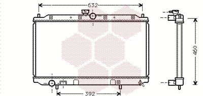 Radiator, engine cooling (32002111)