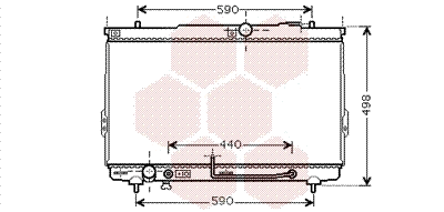 Radiator, engine cooling (82002112)