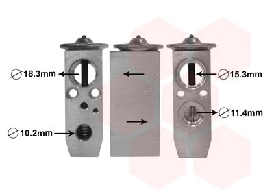 Expansion Valve, air conditioning (13001358)