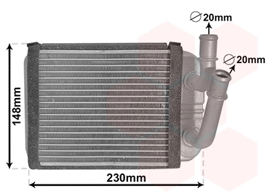Heat Exchanger, interior heating (58006381)