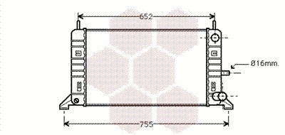 Radiator, engine cooling (18002142)
