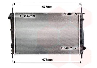 Radiator, engine cooling (18002336)