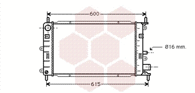 Radiator, engine cooling (18002149)