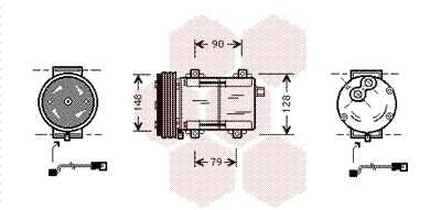 Compressor, air conditioning (1800K283)