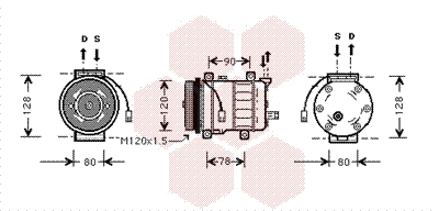 Compressor, air conditioning (0100K010)