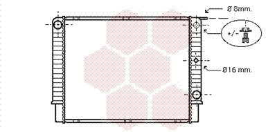 Radiator, engine cooling (59002087)