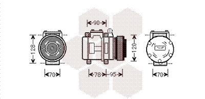 Compressor, air conditioning (0200K028)