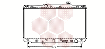 Radiator, engine cooling (53002186)