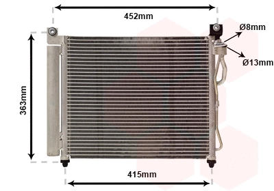 Condenser, air conditioning (83005065)