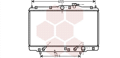 Radiator, engine cooling (25002094)