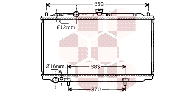 Radiator, engine cooling (13002237)