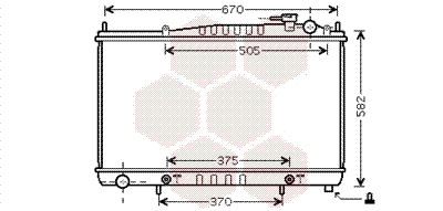 Radiator, engine cooling (13002232)