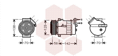 Compressor, air conditioning (4700K067)