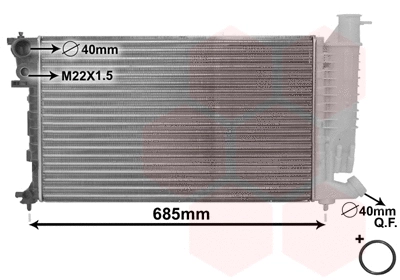 Radiator, engine cooling
