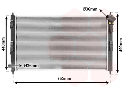 Radiator, engine cooling (32002201)