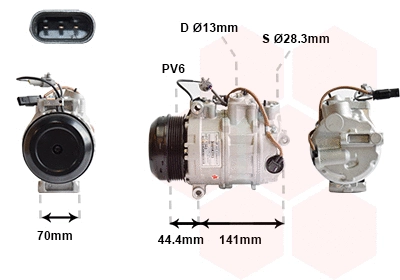 Compressor, air conditioning (3001K713)