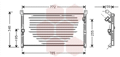 Condenser, air conditioning (53005130)