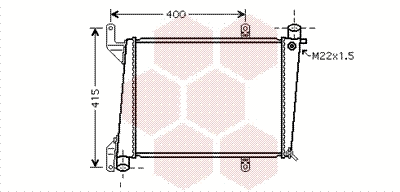 Radiator, engine cooling (59002127)