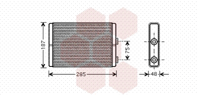 Heat Exchanger, interior heating (17006325)