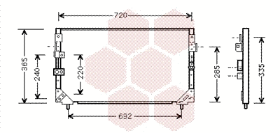 Condenser, air conditioning (53005006)
