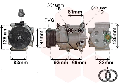 Compressor, air conditioning (1800K171)
