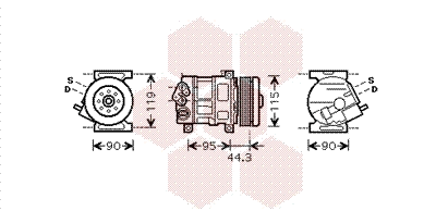 Compressor, air conditioning (1700K330)