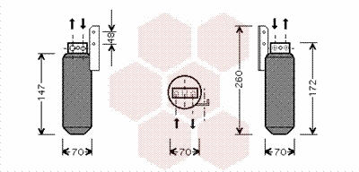 Dryer, air conditioning (3700D164)