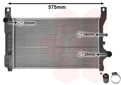Radiator, engine cooling (18002127)