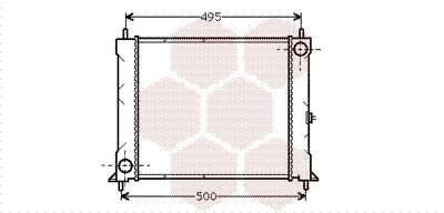 Radiator, engine cooling (02002067)