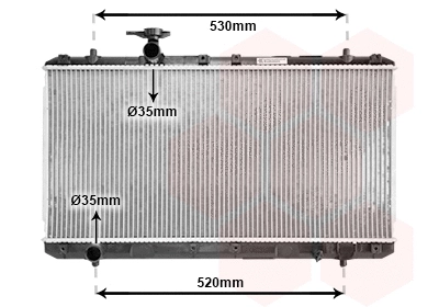 Radiator, engine cooling (52002062)