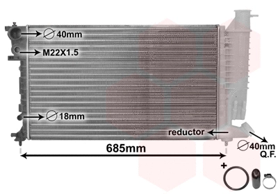 Radiator, engine cooling