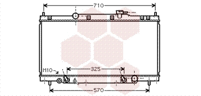Radiator, engine cooling (25002212)