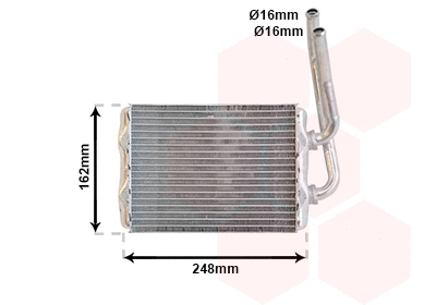 Heat Exchanger, interior heating (43006220)