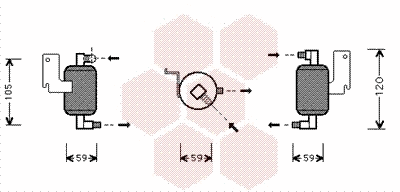 Dryer, air conditioning (0900D186)