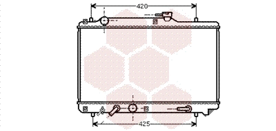 Radiator, engine cooling (52002051)