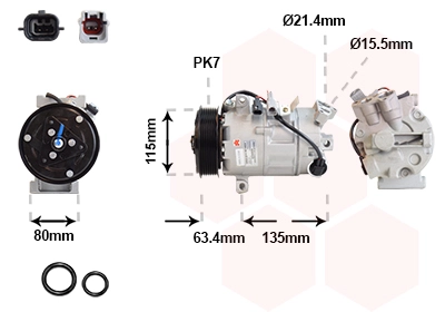 Compressor, air conditioning