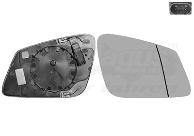 Mirror Glass, exterior mirror (0617868U)