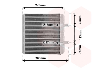 Heat Exchanger, interior heating (28006048)