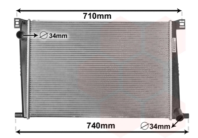 Radiator, engine cooling (06002356)