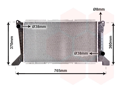 Radiator, engine cooling (18002203)