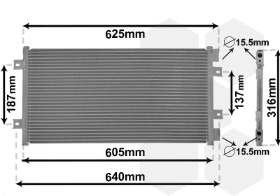 Condenser, air conditioning (17005247)