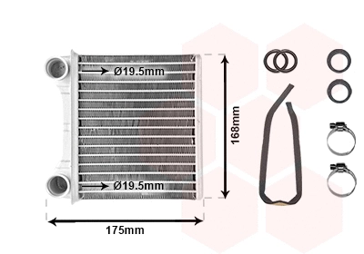 Heat Exchanger, interior heating (30006762)