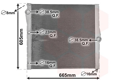 Radiator, engine cooling (06012708)