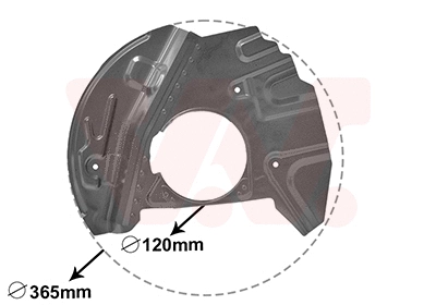 Splash Guard, brake disc (0685372)