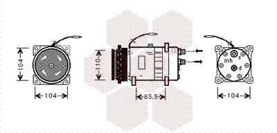 Compressor, air conditioning (1700K064)